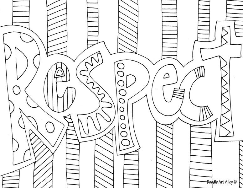 Free Respect Coloring Pages Free, Download Free Respect Coloring Pages