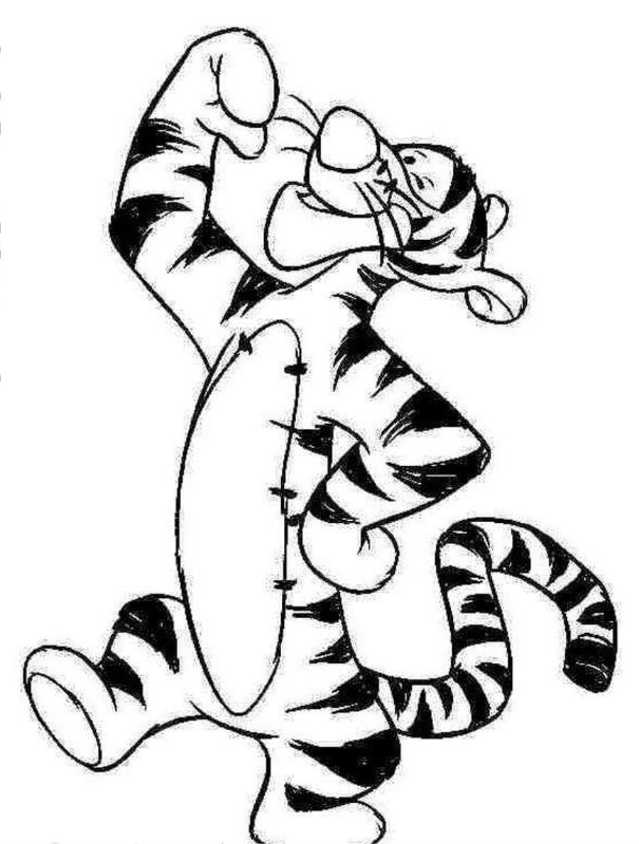  Tiger Winnie Pooh Coloring Pages - Tiger From Winnie