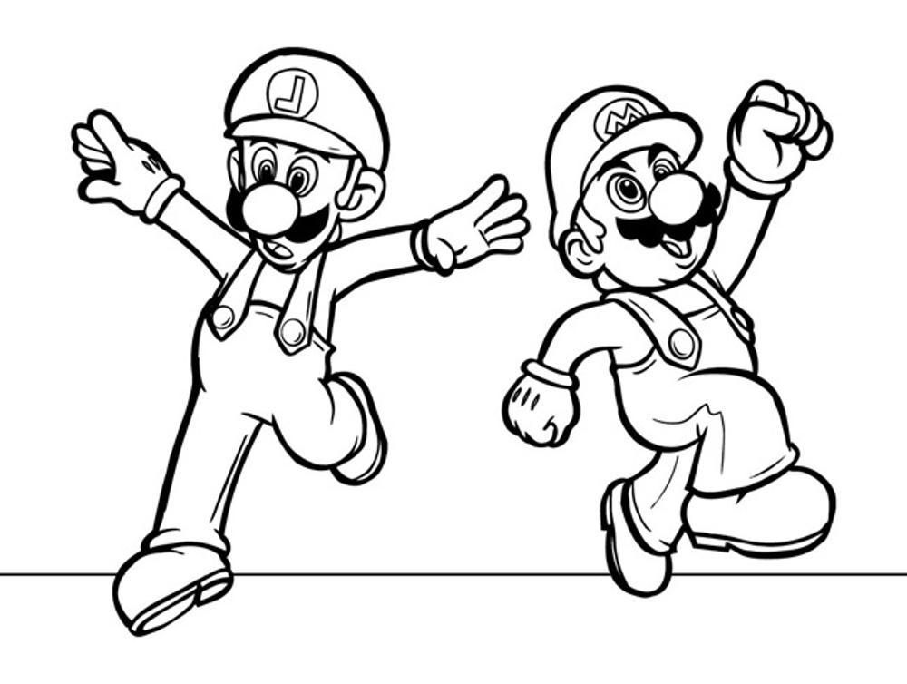 super mario coloring pages to print - Printable Kids Colouring Pages
