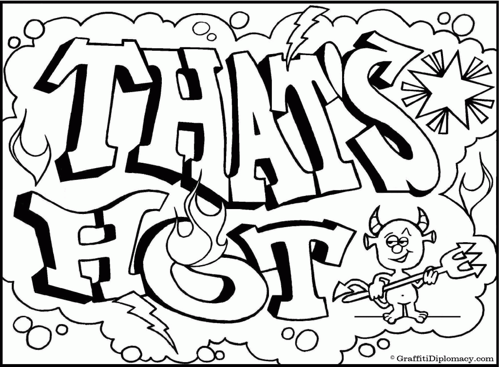 Alphabet Coloring Pages for Teenagers Graffiti Coloring