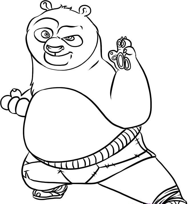 Cute Panda Coloring pages for Toddlers | ColoringPagehub