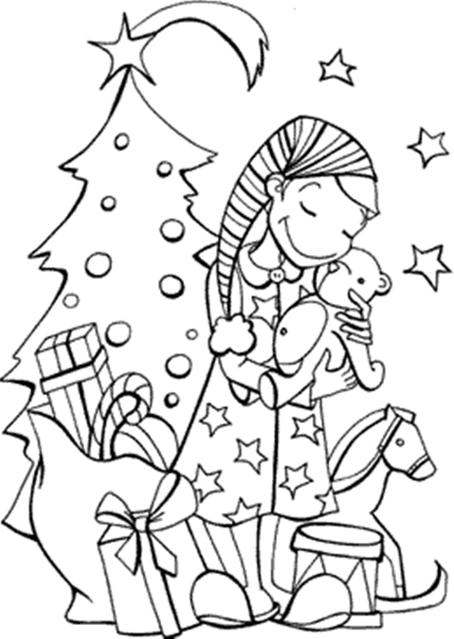 Free Printable Online Christmas Coloring Pages