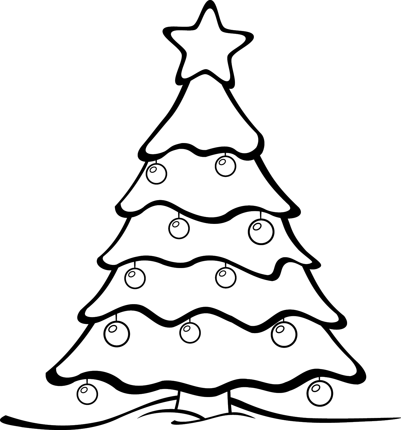 Christmas Tree Lights coloring pages Let the Land Produce. blank