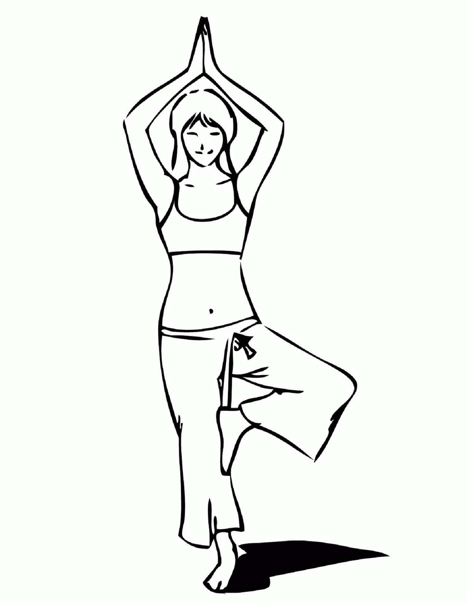 Yoga Coloring Pages for Kid Sport Introduction | Dear Joya