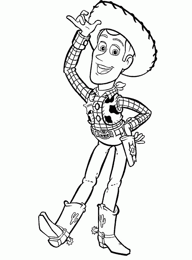 woody black and white