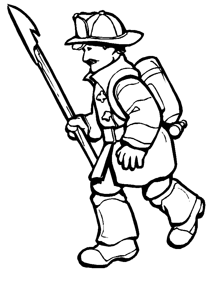 Fireman Coloring pages | Art Doodles/ colouring pages/ lines
