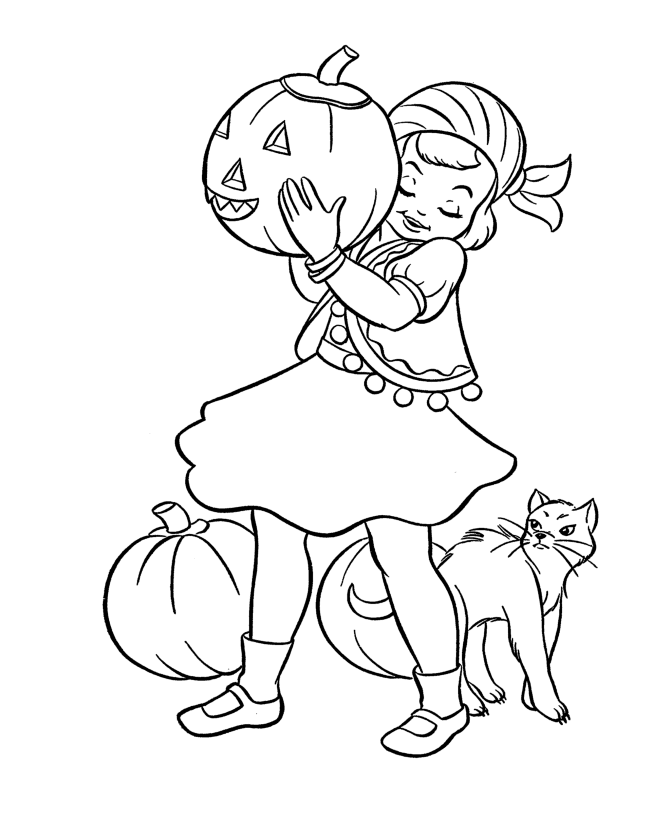 Halloween Costume Coloring Pages - Gypsy Girl Halloween Costume