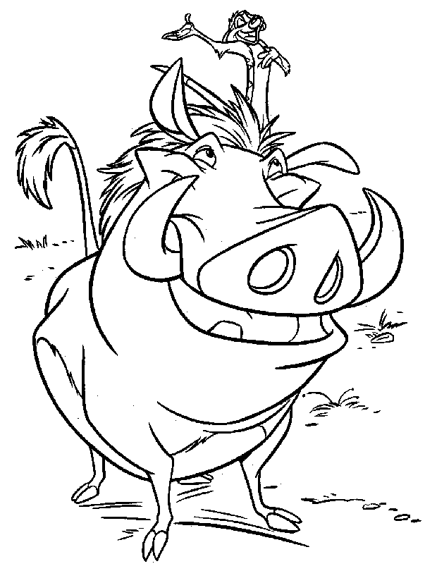 Lion King Coloring Pages 