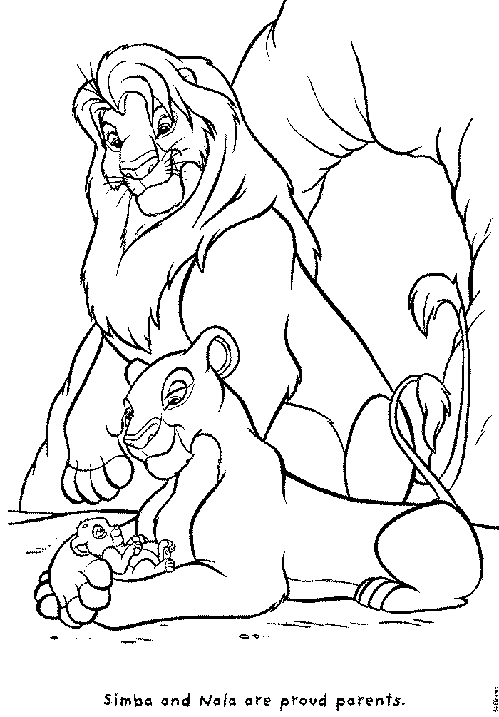 lion king coloring pages simba | sexy cars girls entertainment