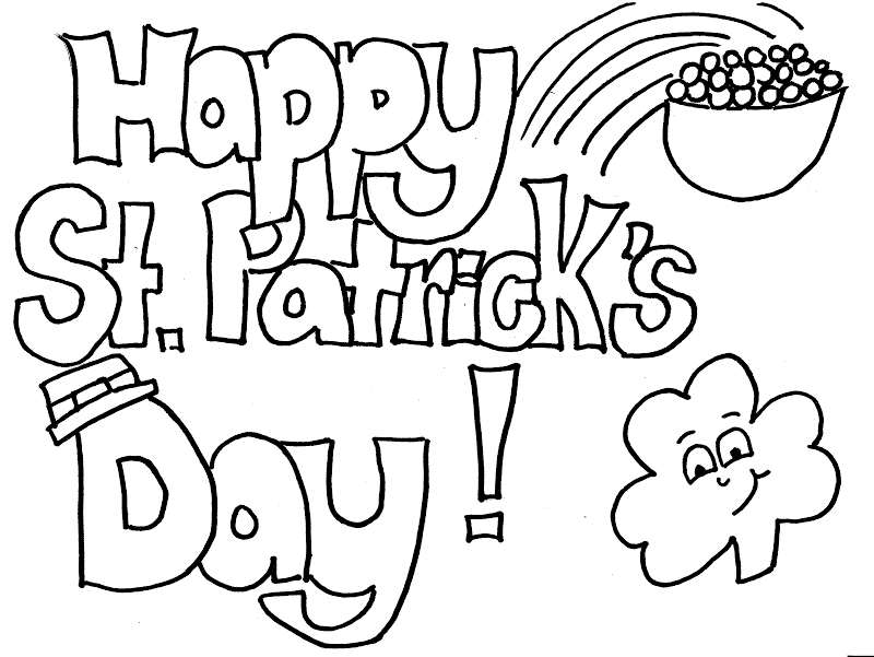 Printable St Patricks Day Coloring Pages | Top Coloring Pages