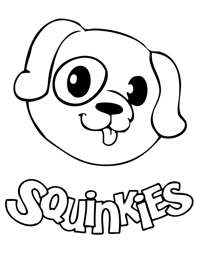 Free Printable Squinkies Coloring Pages 