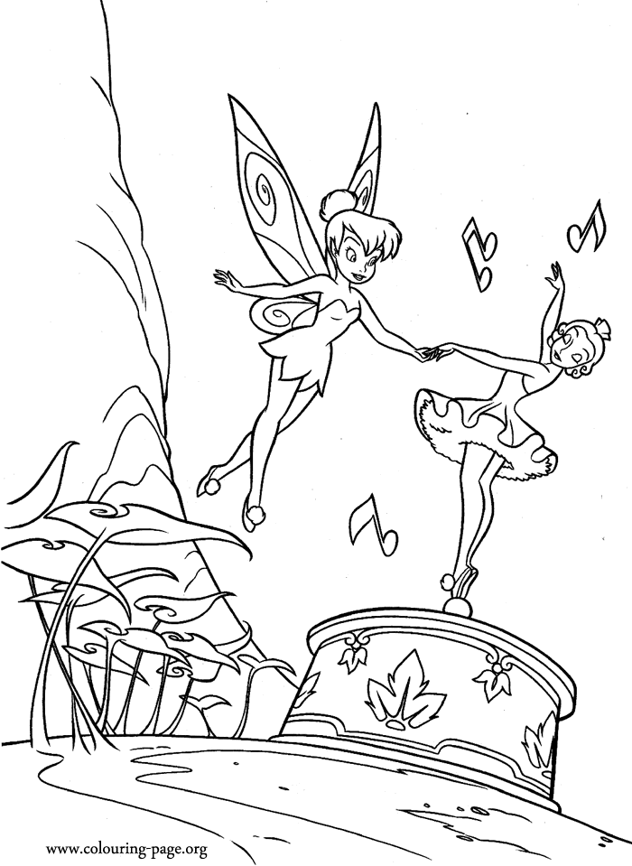 Coloring Page Tinkerbell