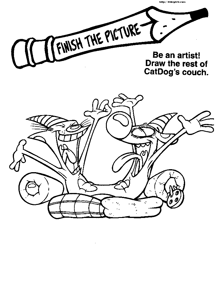 catdog Colouring Pages