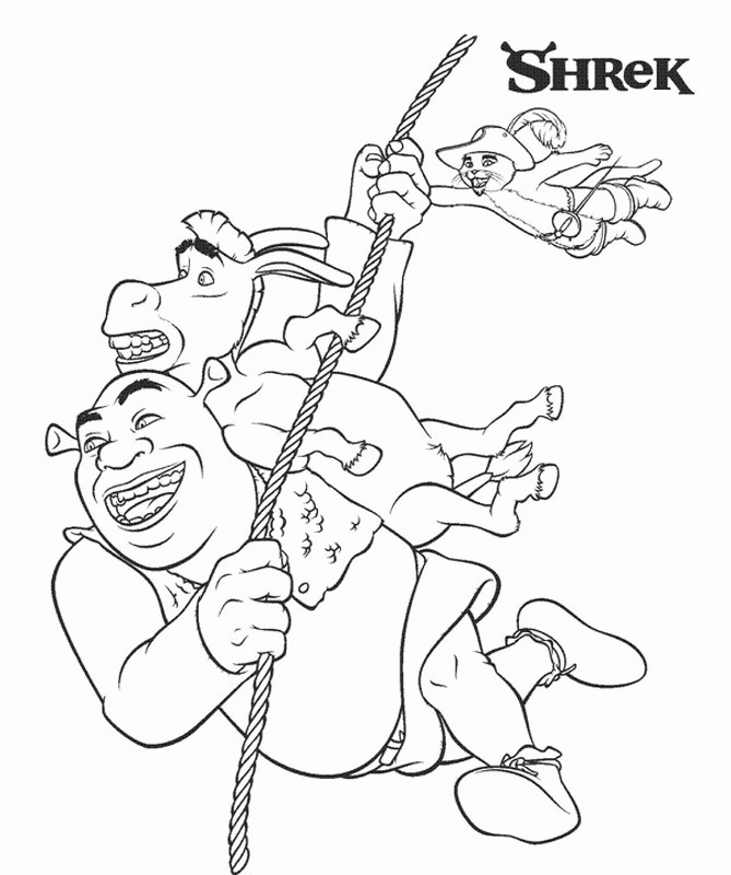 Shrek Coloring Pages and Book | Unique Coloring Pages