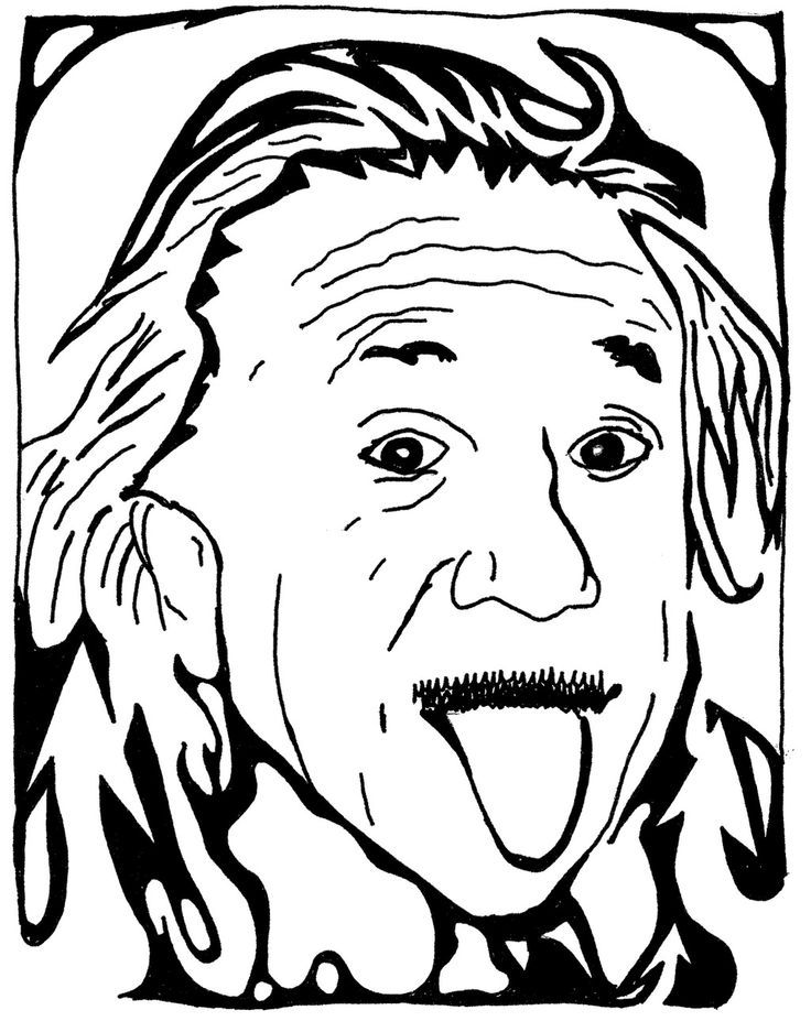 Albert Einstein Coloring