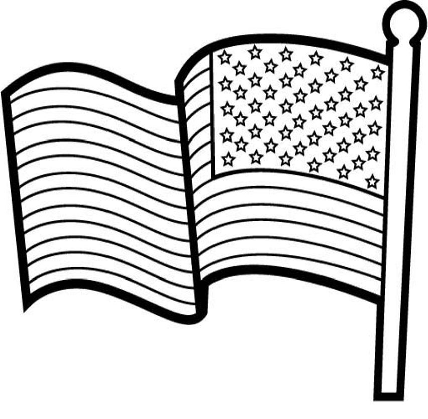 child with flag deperu Colouring Pages