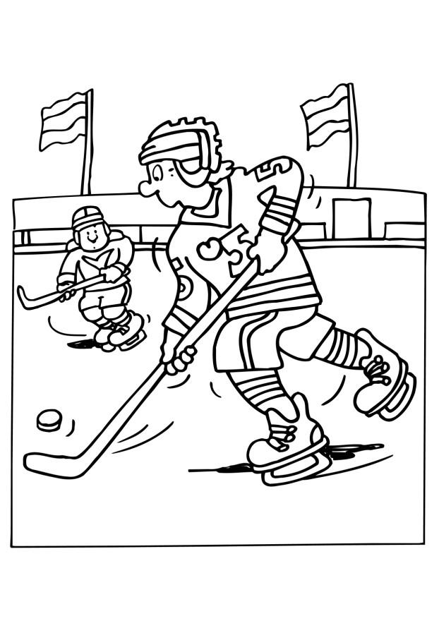 Printable hockey| Coloring Pages for Kids Keep Healthy Eating Simple