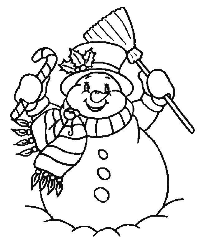 Free Snowman Coloring Page, Download Free Snowman Coloring Page png