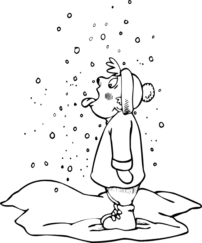 Free Winter| Coloring Pages for Kids - Free Printable Coloring
