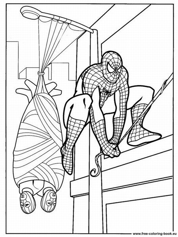 Free Black Spiderman Coloring Pages, Download Free Black Spiderman
