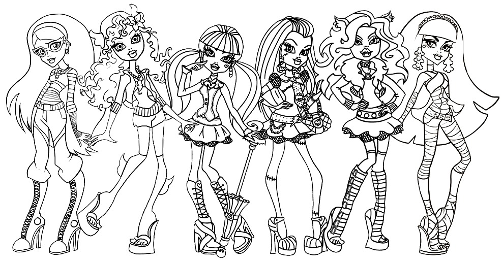 Monster High Coloring Pages | Free Printable Coloring Pages | Free