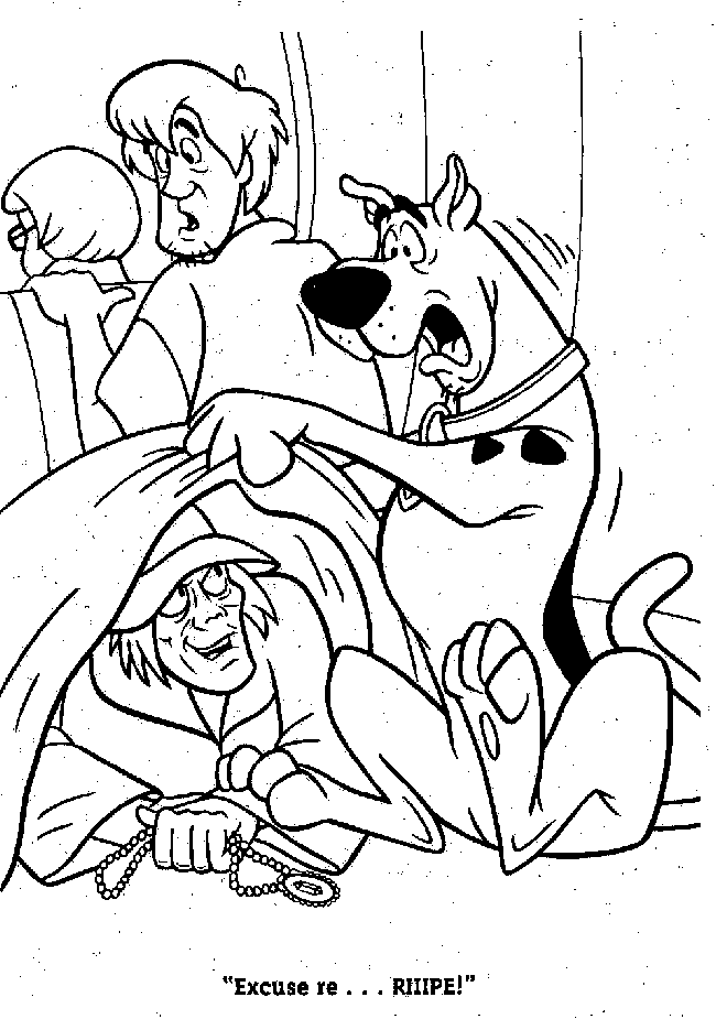 Scooby Doo Coloring Pages Printable | Free Printable Coloring