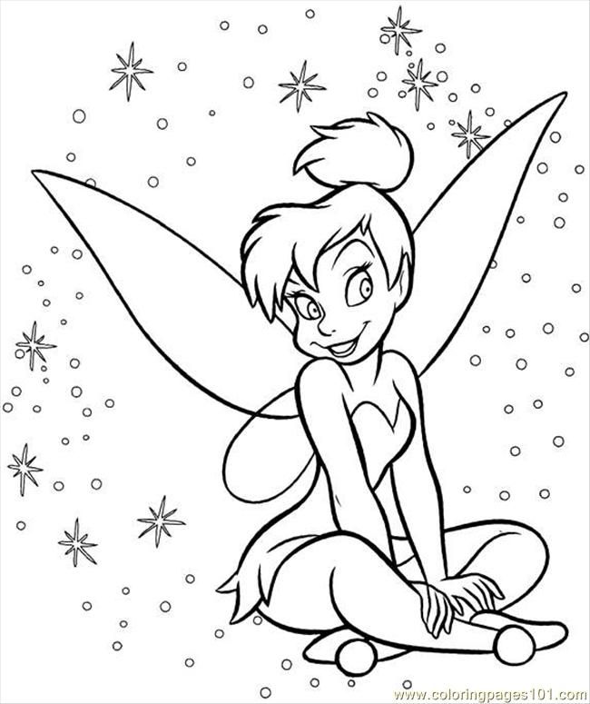 Coloring Pages Tink05 (Cartoons  Disney Fairies) � free