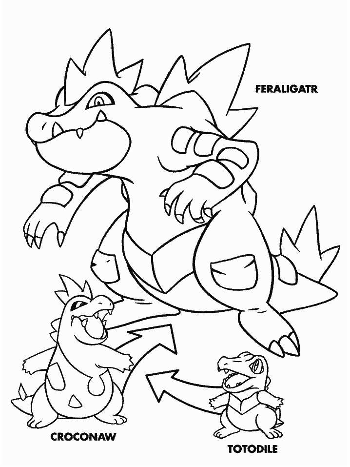 Water Pokemon Coloring Pages 