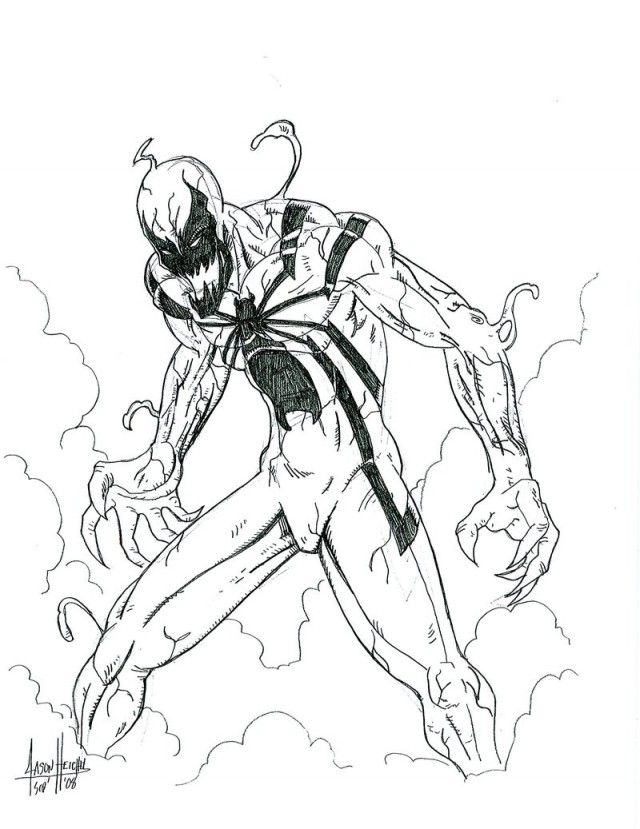 Venom Coloring Pages Coloring Book Area Best Source For Coloring