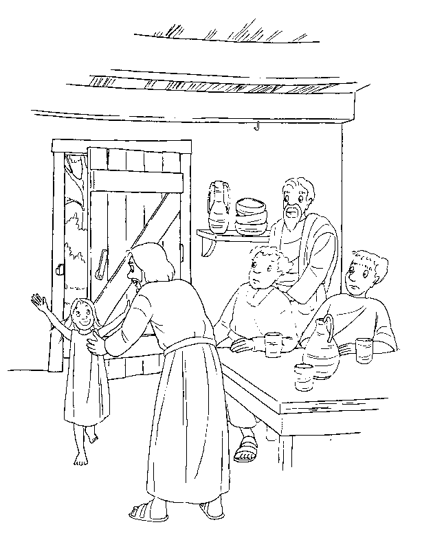 Coloring Page - Bible stories coloring Page