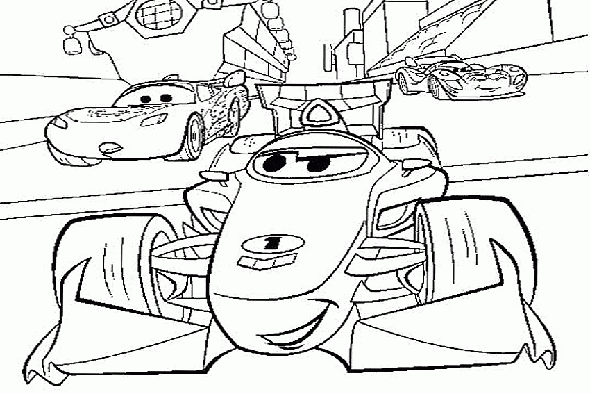 Pixar Cars Coloring Pages 
