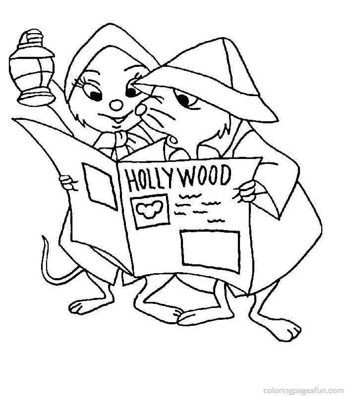 Coloring Pages (The Rescuers)