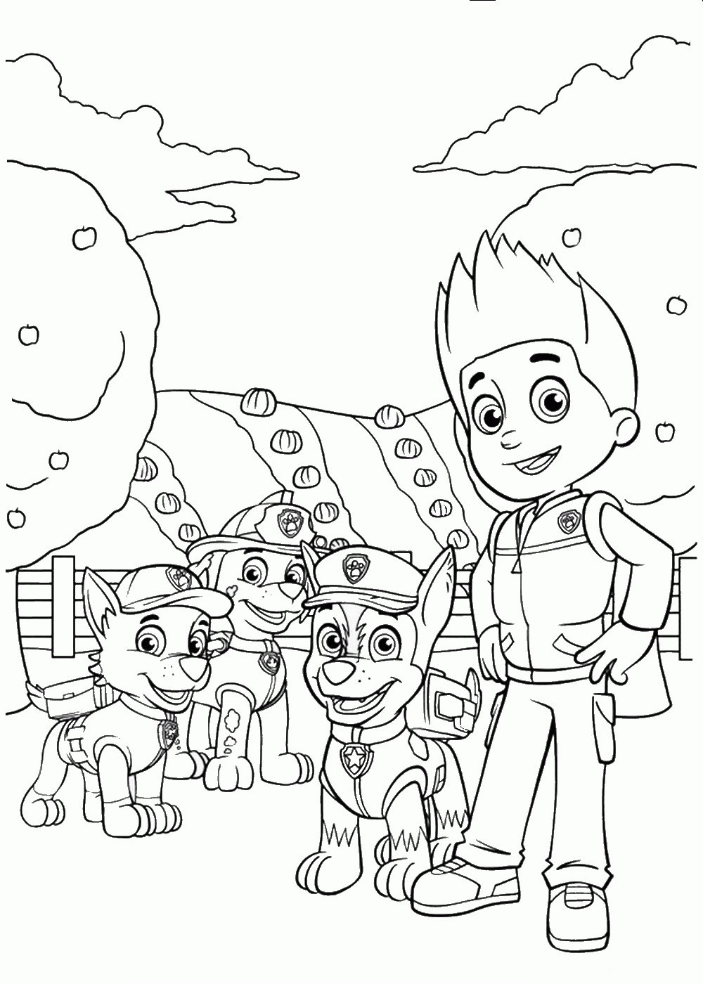  PAW Patrol Halloween Coloring Pages - PAW Patrol