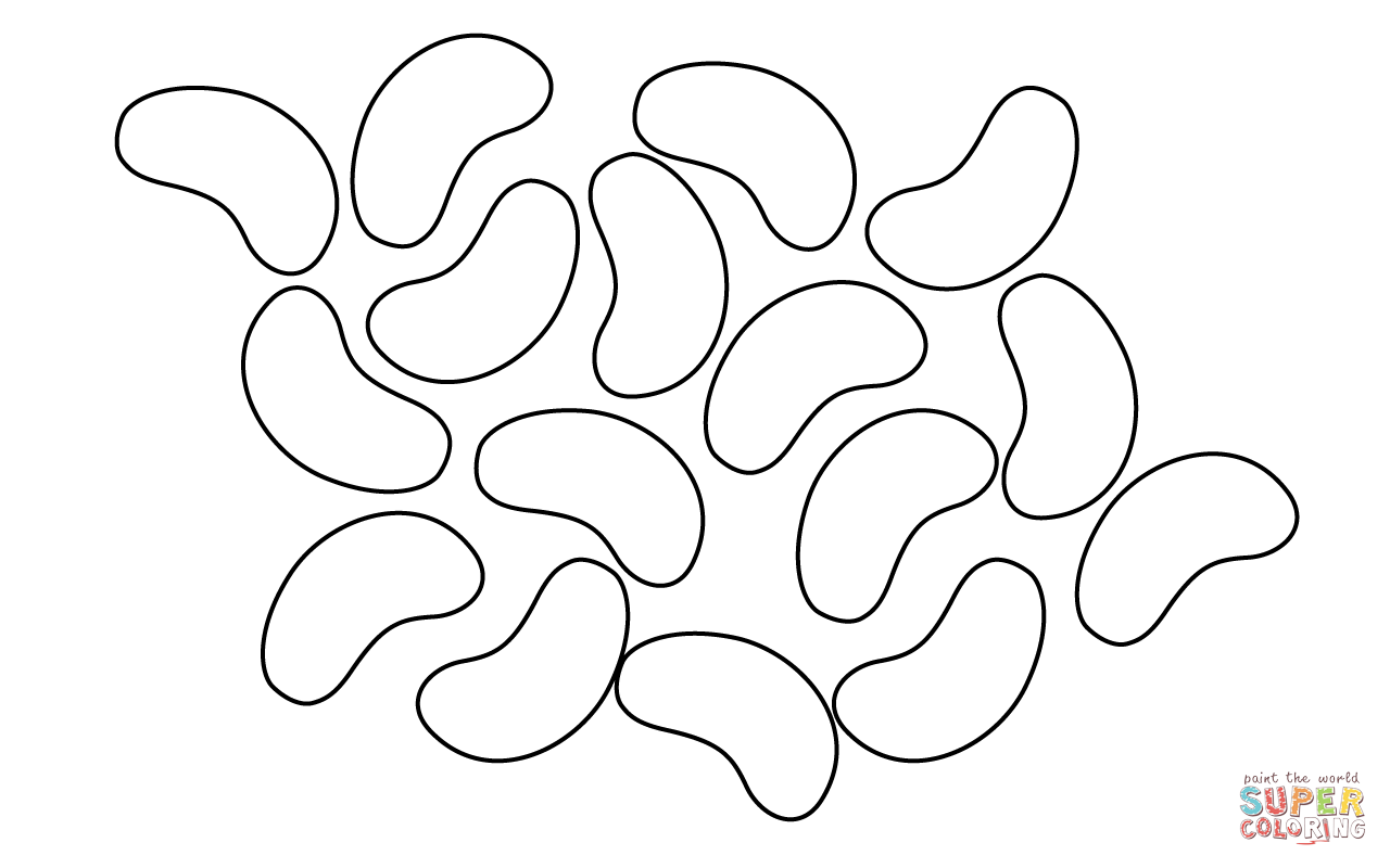 Free Printable Jelly Bean Coloring Page Download Free Printable Jelly Bean Coloring Page Png