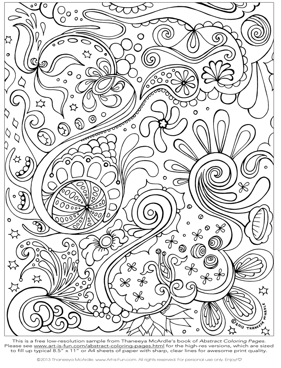 FLORAL OR PAISLEY PATTERNS | Free Printable Adult Coloring Pages