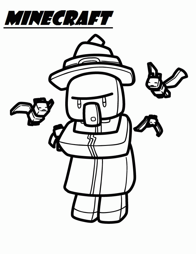 Free Minecraft Zombie Pigman Coloring Pages Download Free Minecraft