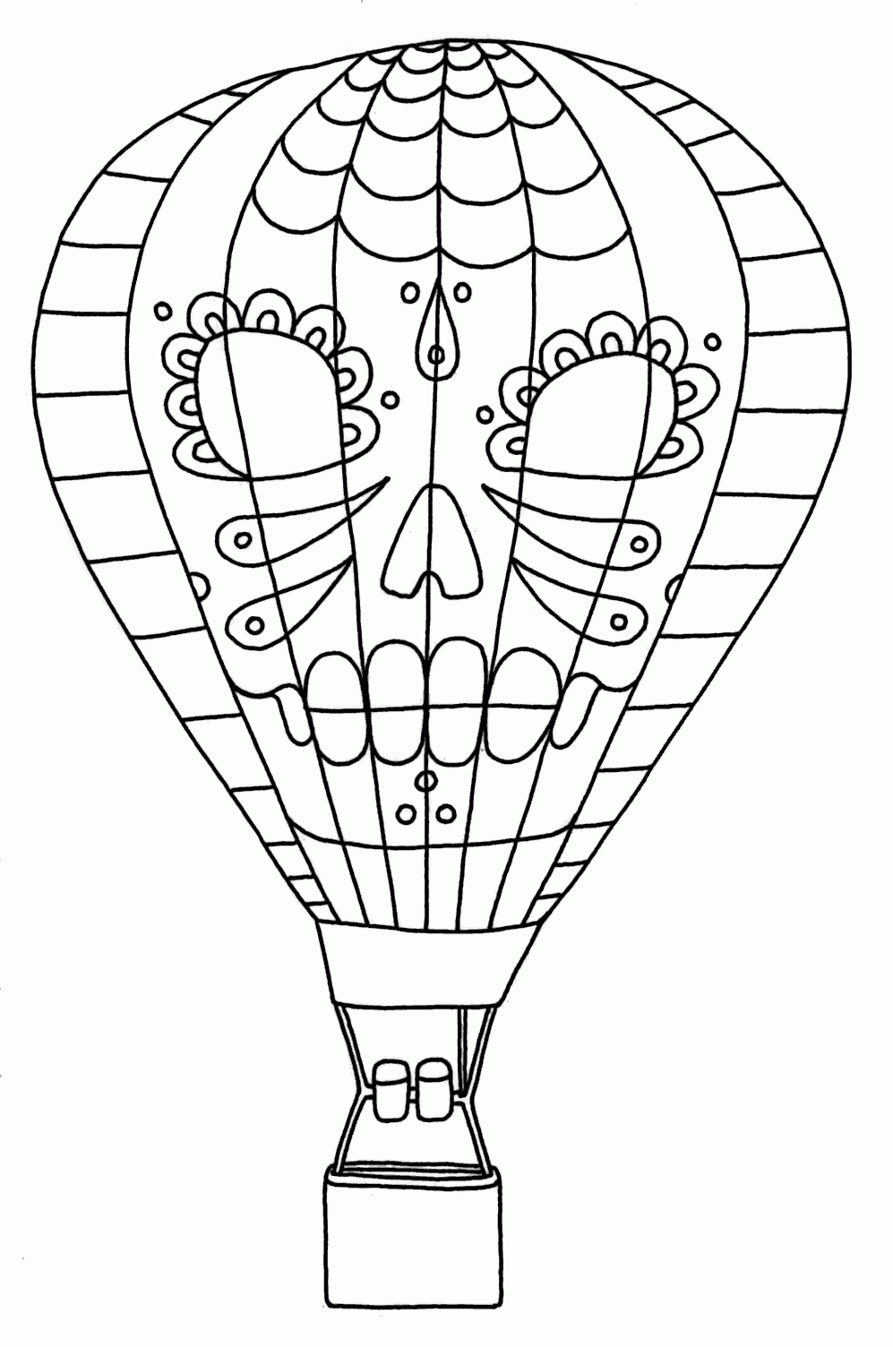 Free Balloon Coloring Pages Printable Download Free Balloon Coloring 