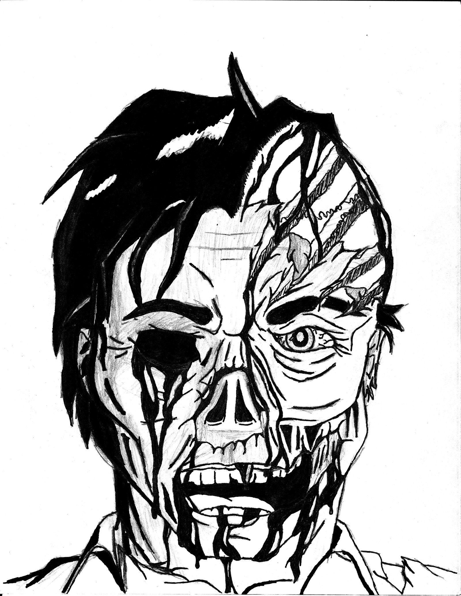 Free Scary Zombie Coloring Pages, Download Free Scary Zombie Coloring
