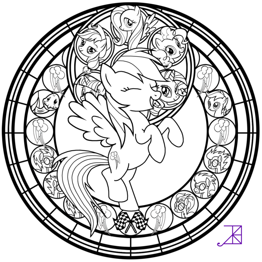 Rainbow Dash Rainbow Rocks Coloring Pages My Little Pony Baby