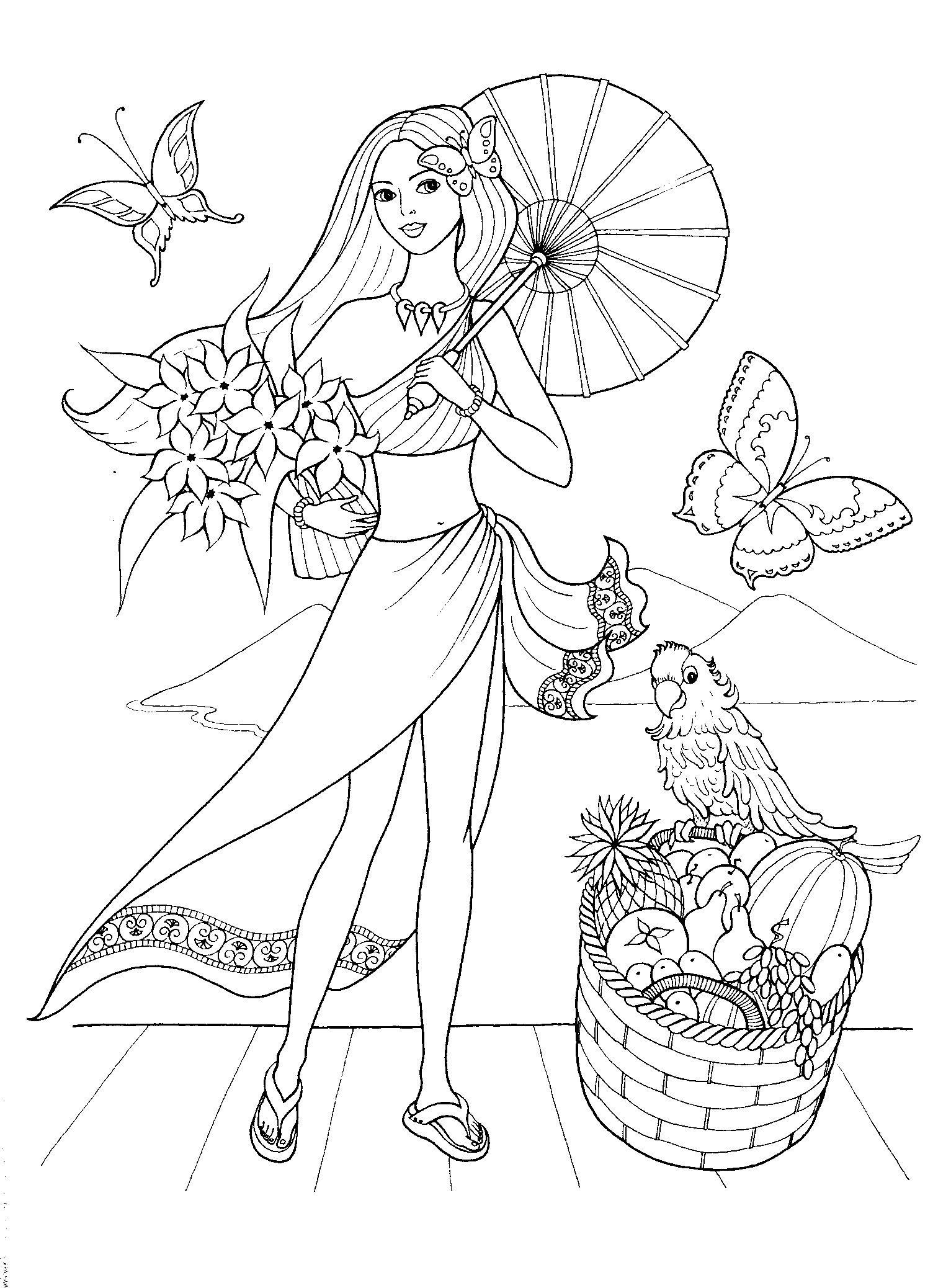 Collection of Printable Coloring Pages For Girls 10 And Up (33) .