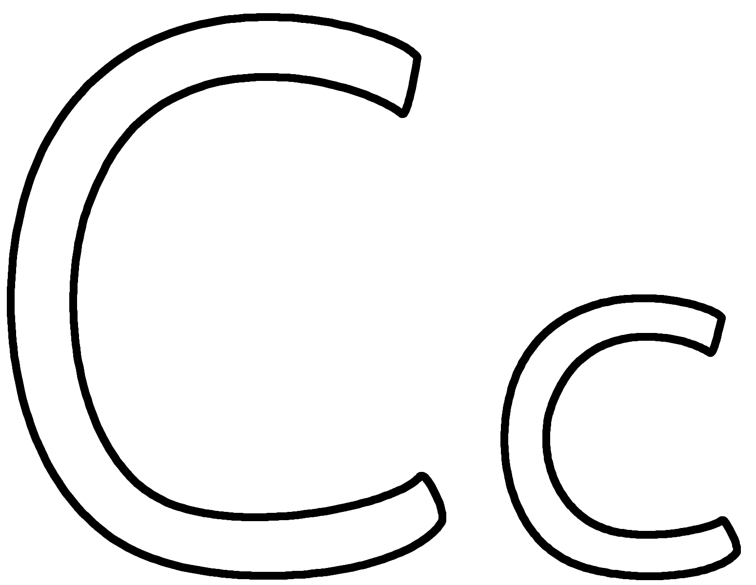Clip Arts Related To : letter c colouring in sheet. view all Letter C Col.....