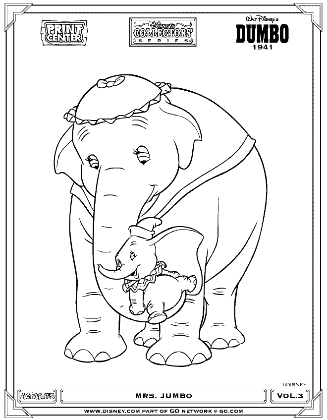 Dumbo coloring pages | Coloring Pages for Kids - disney coloring