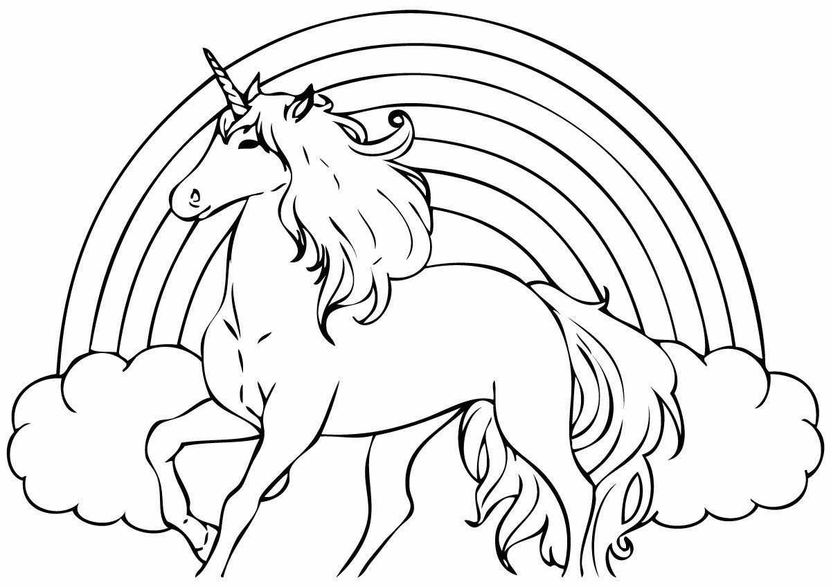 unicorn coloring pages - Clip Art Library