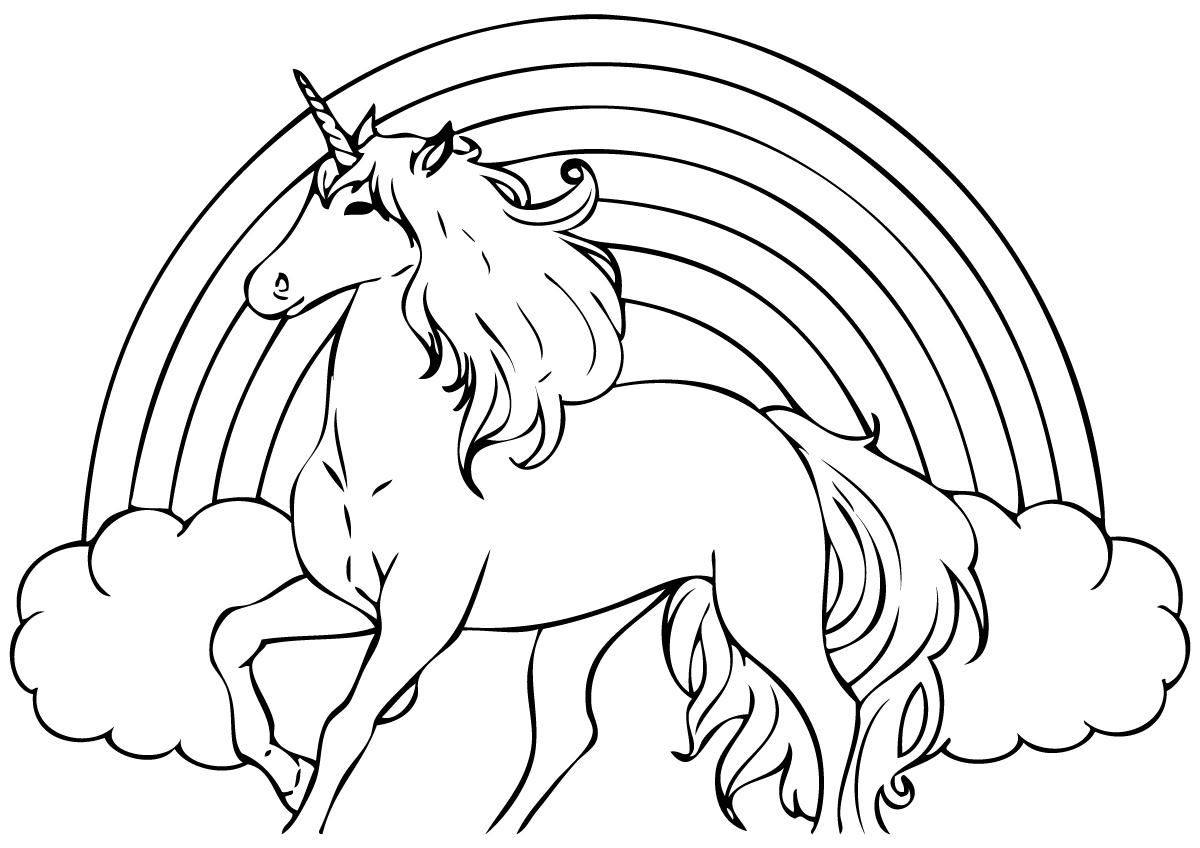 unicorn printable coloring pages for girls   Clip Art Library