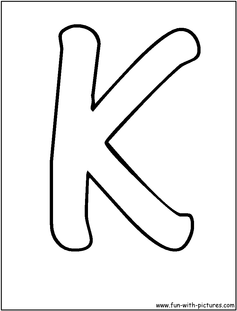 Free Letter K Coloring Page Download Free Letter K Coloring Page Png