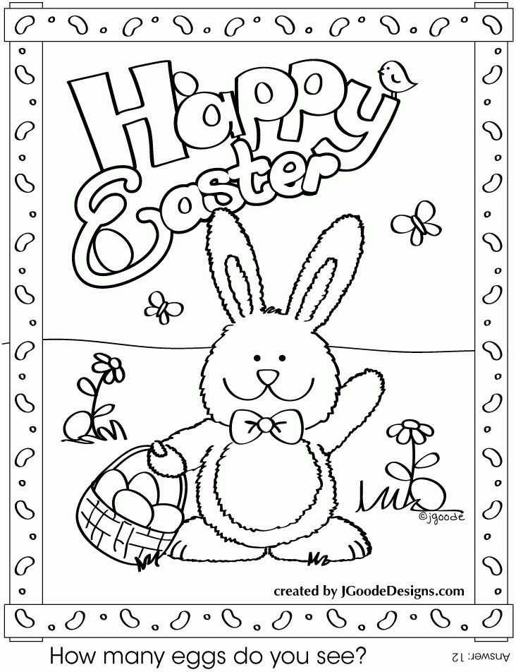 Free Free Easter Printable Coloring Pages, Download Free Free Easter