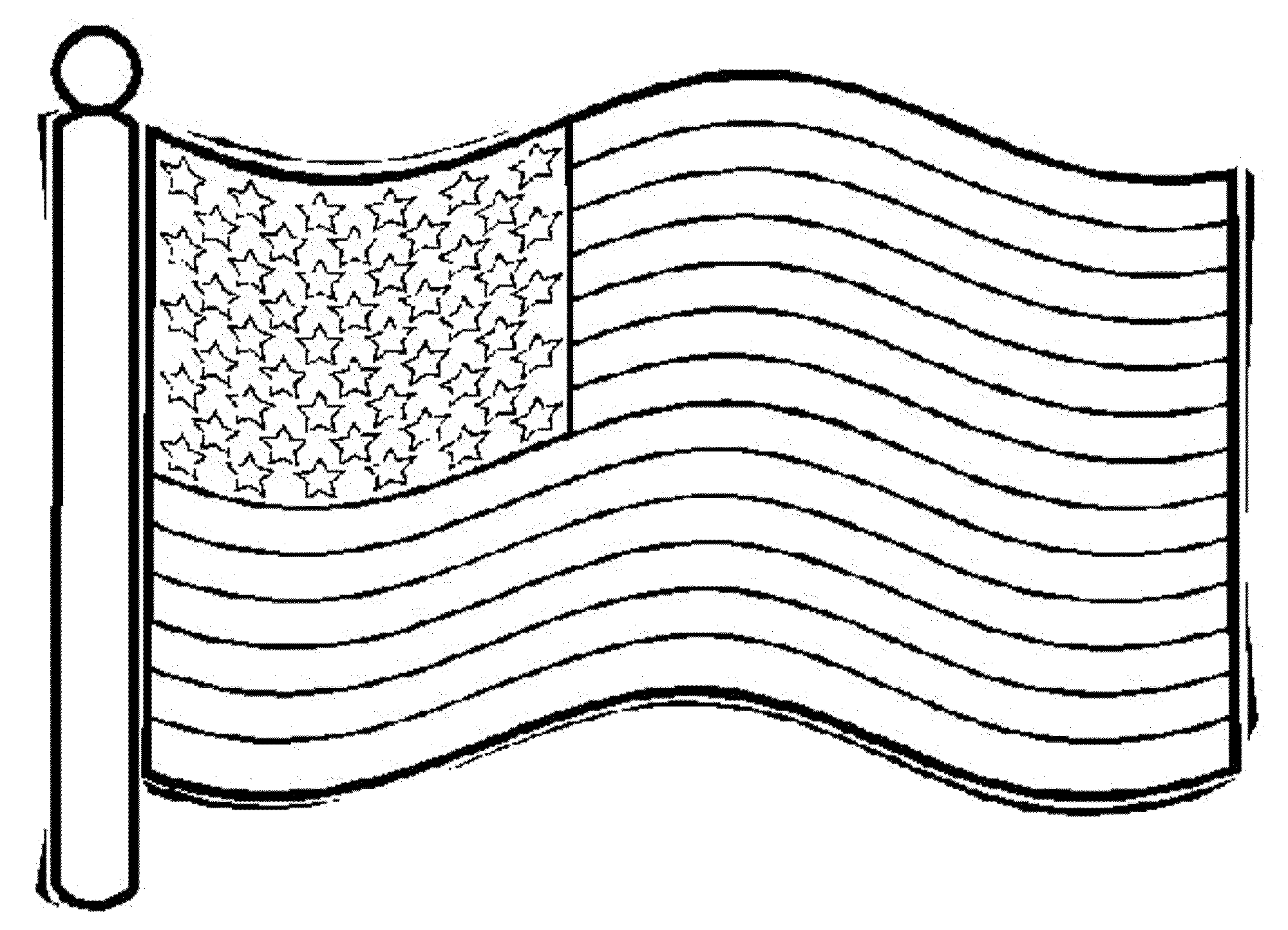 american flag coloring pages - Printable Kids Colouring Pages
