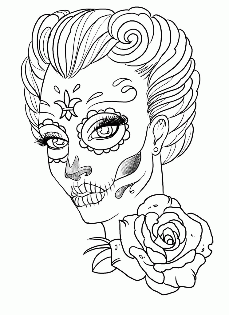 Free Detailed Coloring Pages For Adults Skull Download Free Detailed Coloring Pages For 