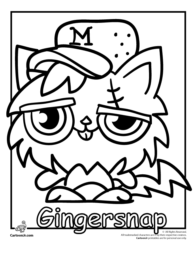 Printable Crazy Monster Coloring Pages | Coloring Pages Blog