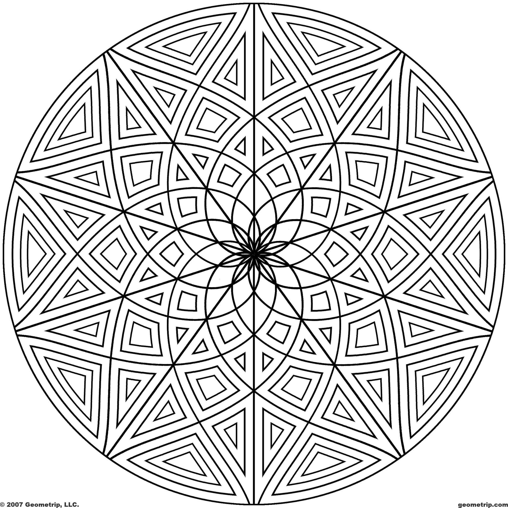 symmetry pattern coloring sheets | Pattern